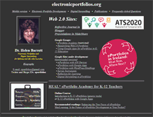 Tablet Screenshot of electronicportfolios.org